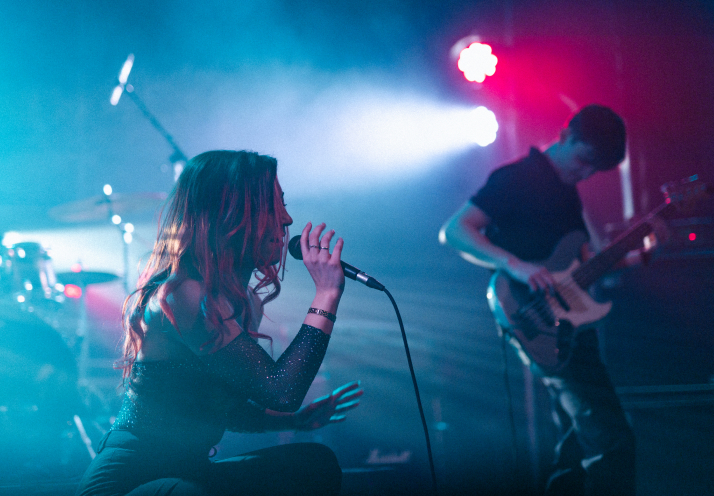 Laneva live auf der Bühne